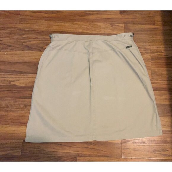 Lauren Ralph Lauren Skirt Women’s PLUS SZ 16W Beige Khaki Cotton A-Line Casual P - Picture 2 of 11